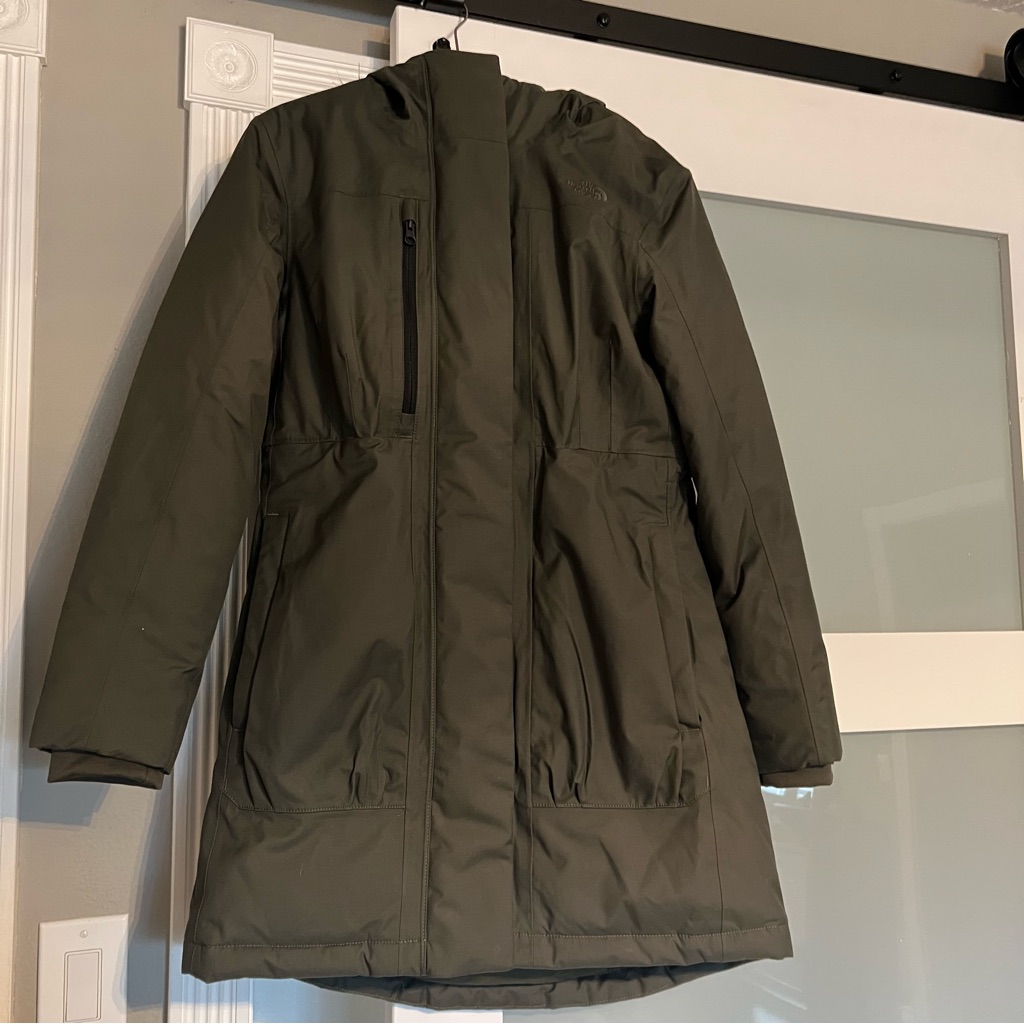The North Face Down Jacket, Olive Green